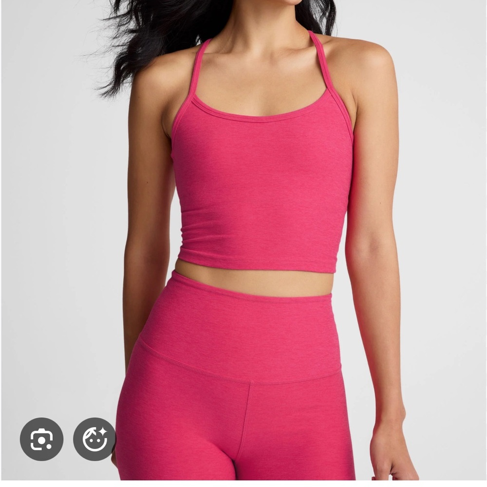 Beyond Yoga Pink Sports Bra Tank Top